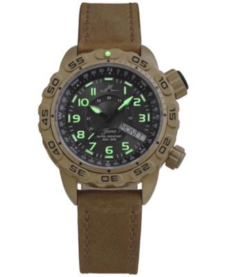 Women's Jane Brown Leather Strap Watch 35mm