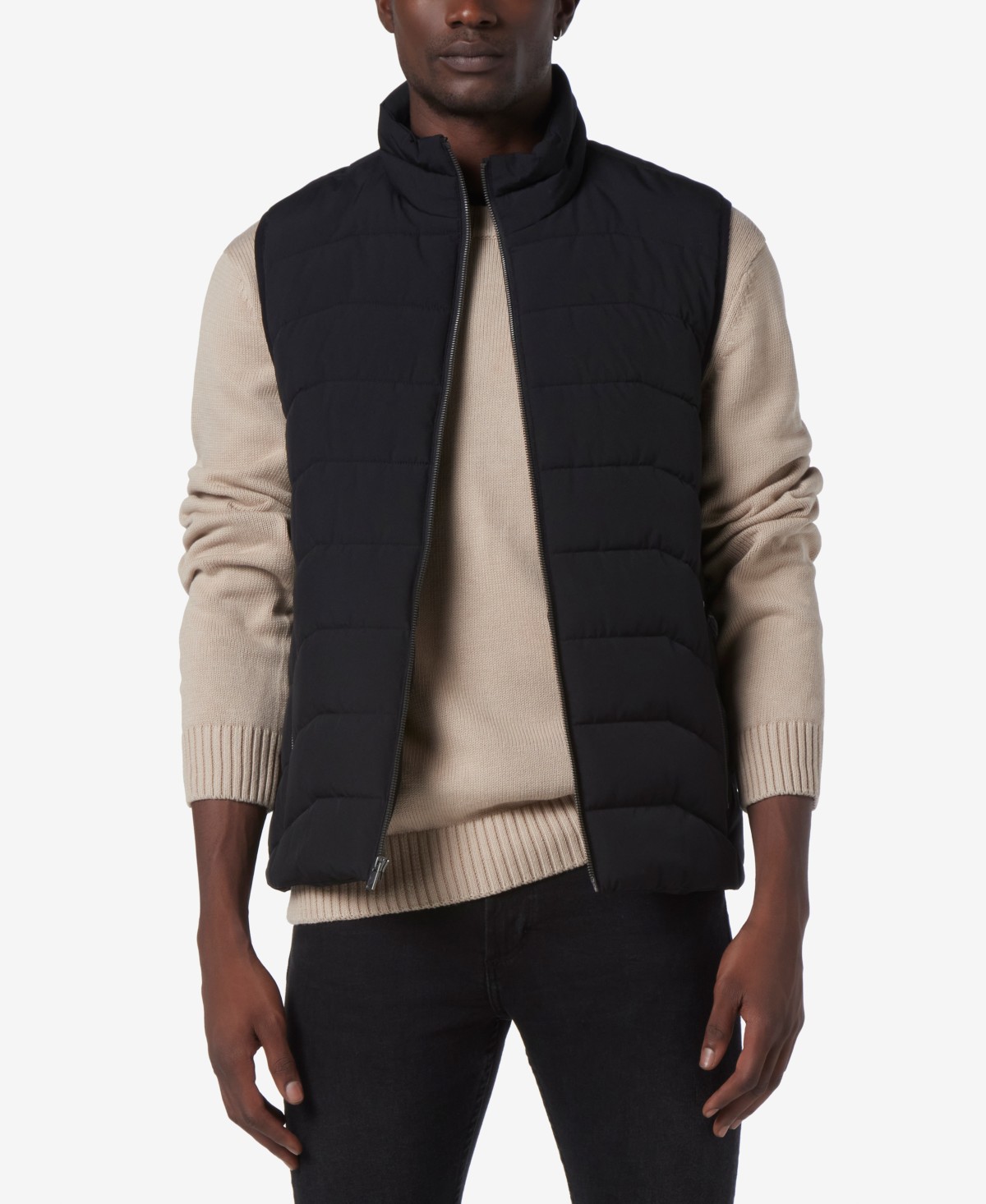 Мужские Marc New York Men's Garrick Stretch Packable Quilted Vest — фото 1
