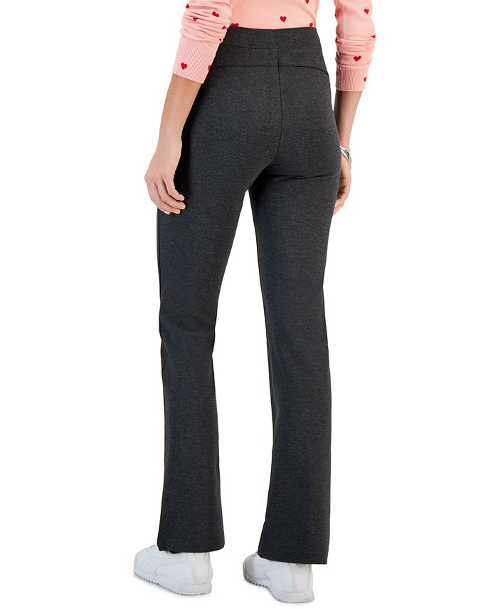 Style & Co Petite Ponté-Knit Bootcut Pants, Created for Macy's ...