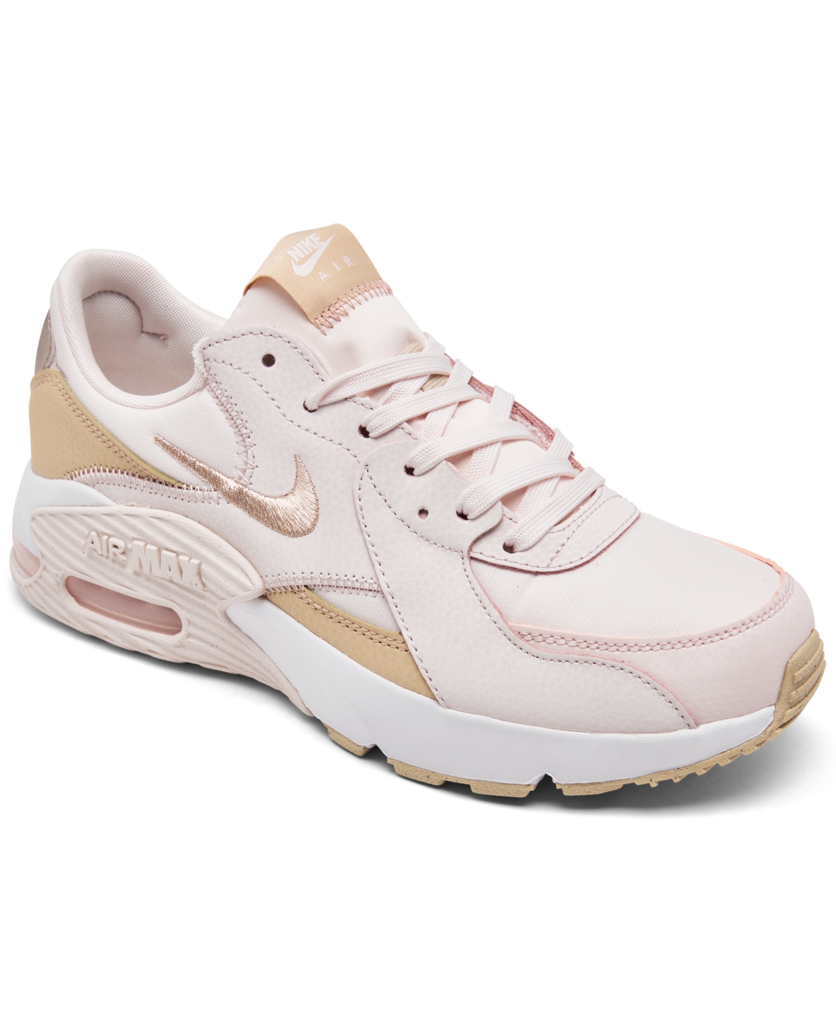 Women's Air Max Excee Casual Sneakers from Finish Line - Light Pink, Shimmer