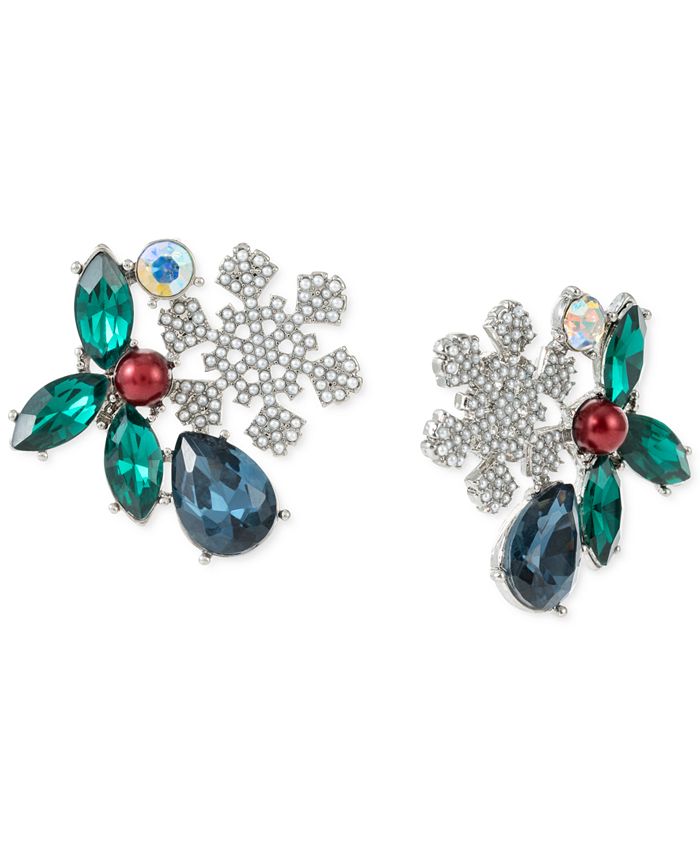 I.N.C. International Concepts Silver Tone Multicolor Mixed Stone