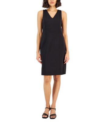 Anne Klein - Women's Compression V-Neck Sheath Dress