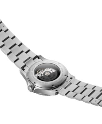 Men's Swiss Automatic Sport Timer Stainless Steel Bracelet Watch 42mm
