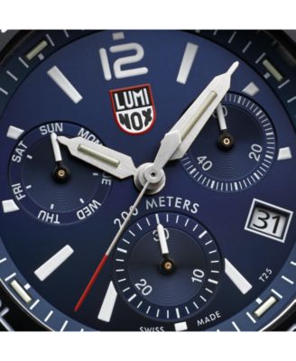 Men's Swiss Chronograph Pacific Diver Stainless Steel Bracelet Watch 44mm