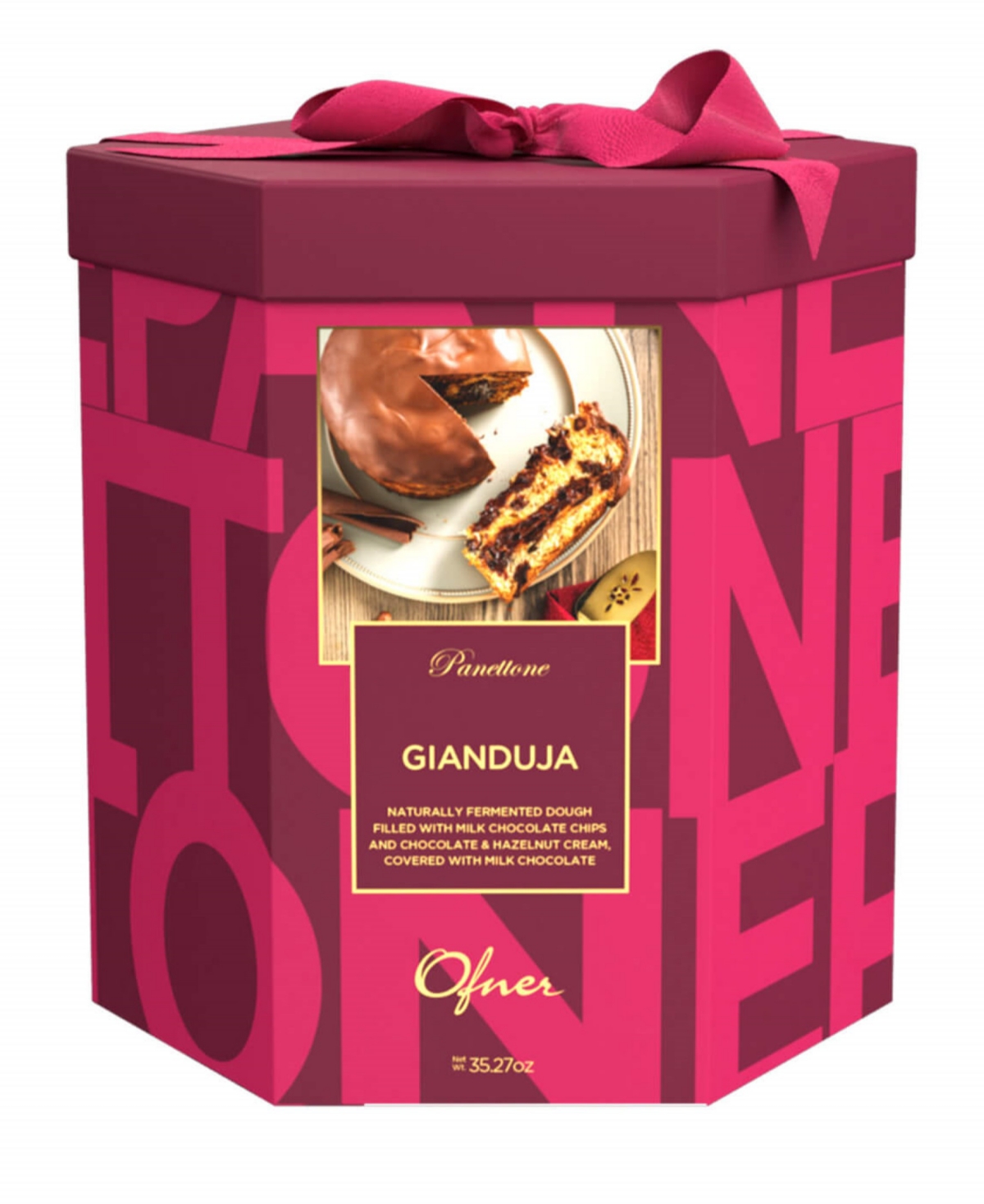 Ofner Panettone Gianduja Cake, 35.27 oz In No Color