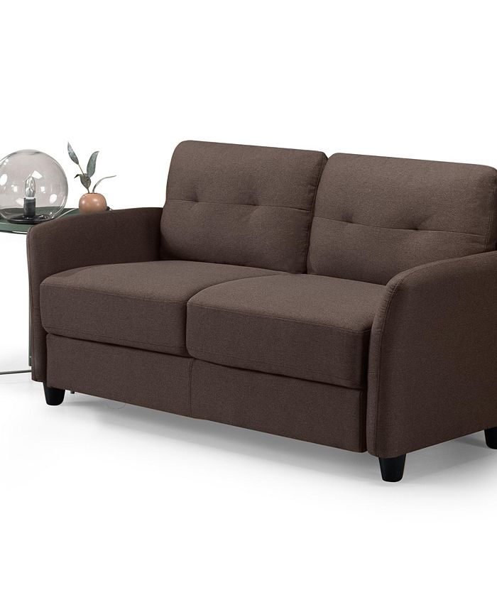 Zinus Ricardo Contemporary Upholstered Loveseat Macy's