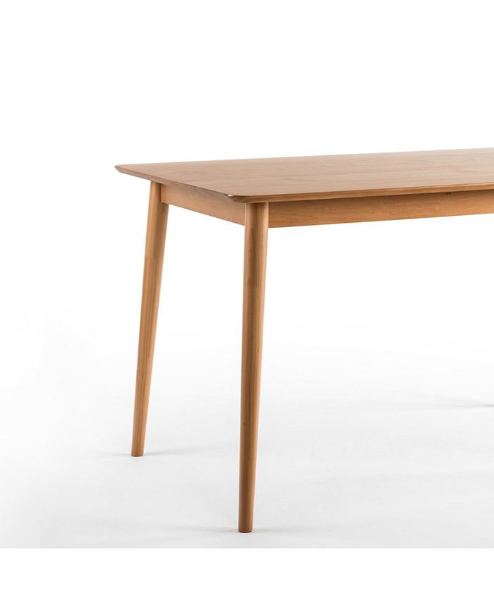 Zinus Jen MidCentury Modern Wood Dining Table Macy's
