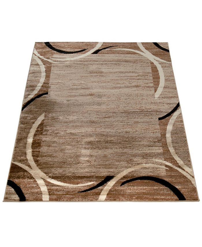 Paco LivingRoom Rug Sinai Modern Border Design 32'' X 59'' & Reviews Rugs Macy's