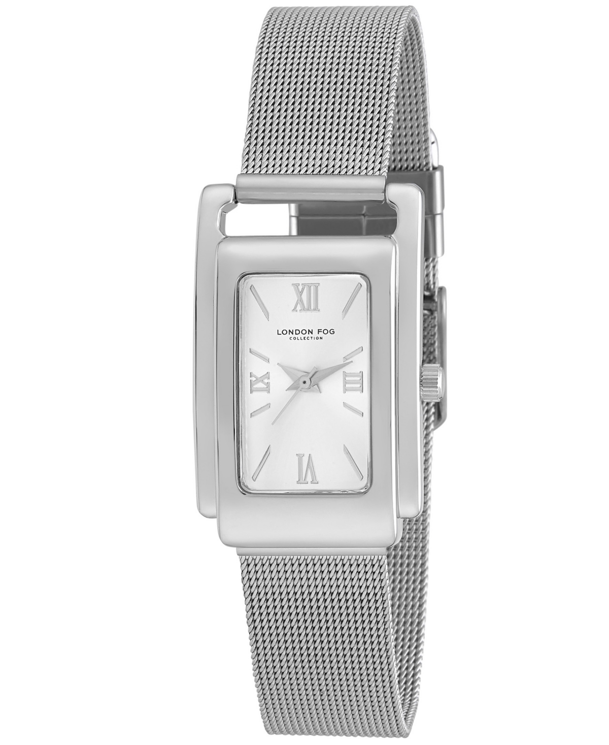 Women's Thames Silver-Tone Alloy Mesh Bracelet Watch 33mm - Silver-Tone