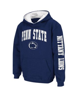 Youth Boys Navy Penn State Nittany Lions 2-Hit Team Pullover Hoodie