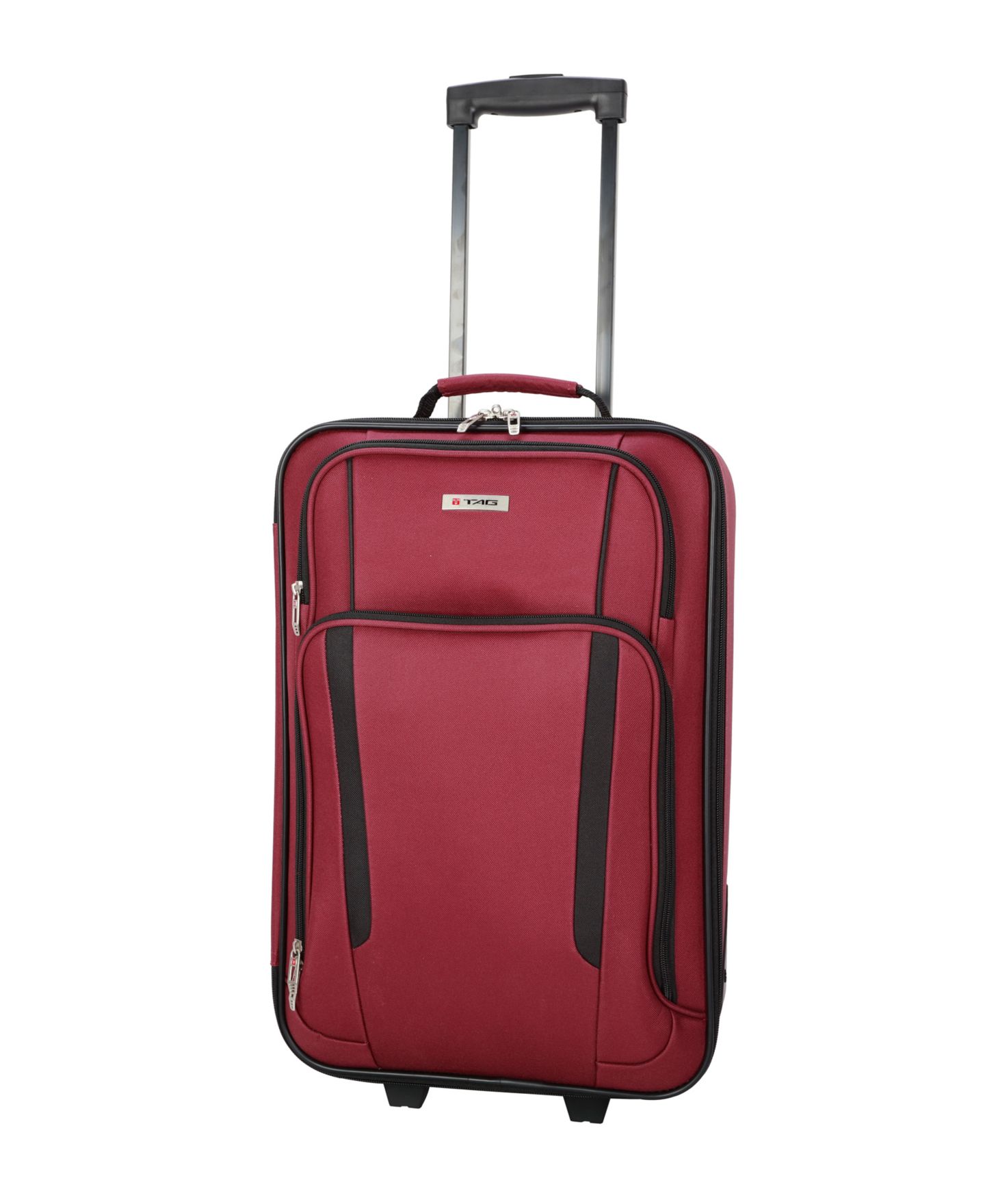 Чемоданы Tag Freehold 5-Piece Softside Spinner Luggage Set, Created for Macy's, цвет: Бордовый — фото 2