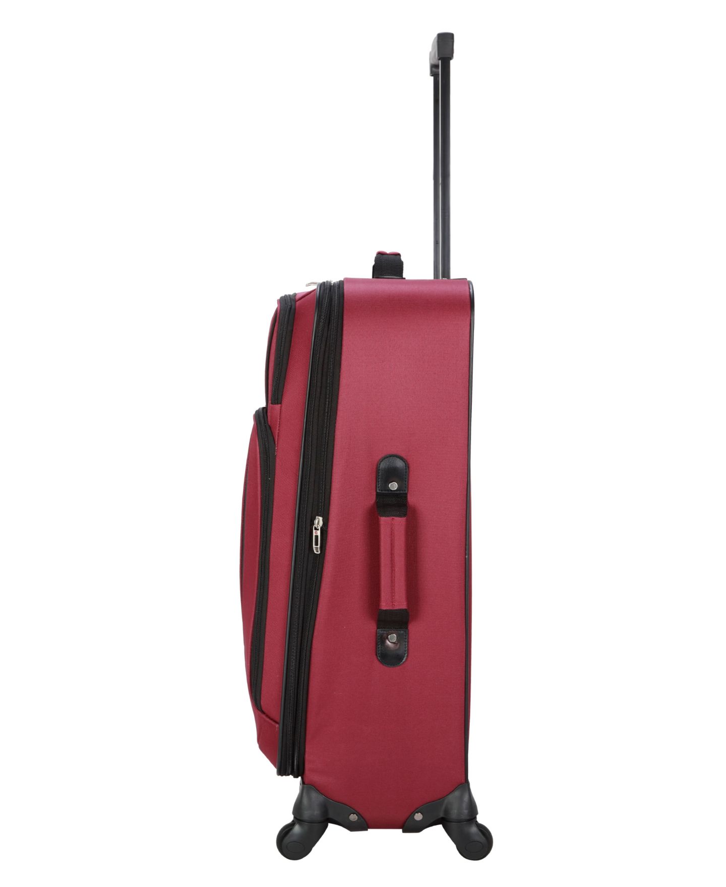 Чемоданы Tag Freehold 5-Piece Softside Spinner Luggage Set, Created for Macy's, цвет: Бордовый — фото 13