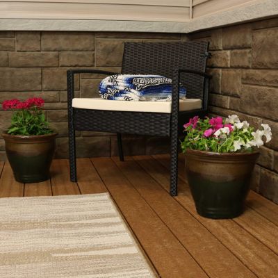 Studio Outdoor/Indoor High-Fired Glazed UV- and Frost-Resistant Ceramic Planters with Drainage Holes