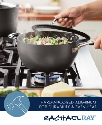 Rachael Ray Cucina + Crea Padella Antiaderente con Coperchio