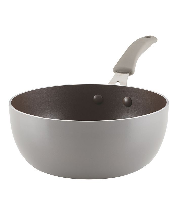 Rachael Ray Cook + Create Aluminum Nonstick Saucier Pan, 3 Quart Macy's