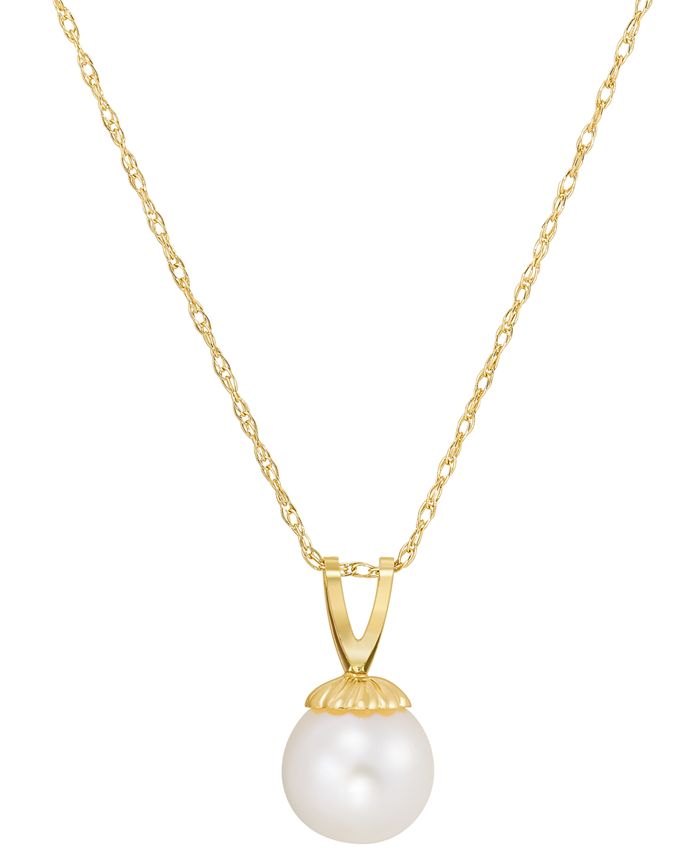 Macy's cultured freshwater pearls discount