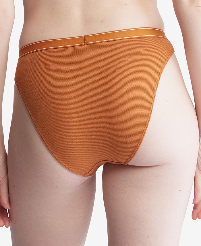 Calvin Klein - Women's Pure Ribbed Cheeky Bikini Underwear QF6443
