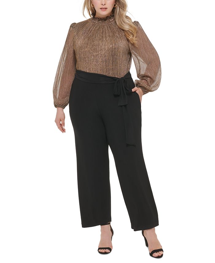 Jessica howard lace top jumpsuit top