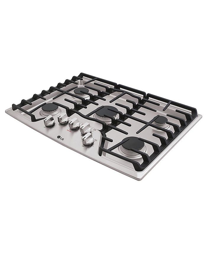LG 30 inch BuiltIn Gas Cooktop Stainless Steel Macy's