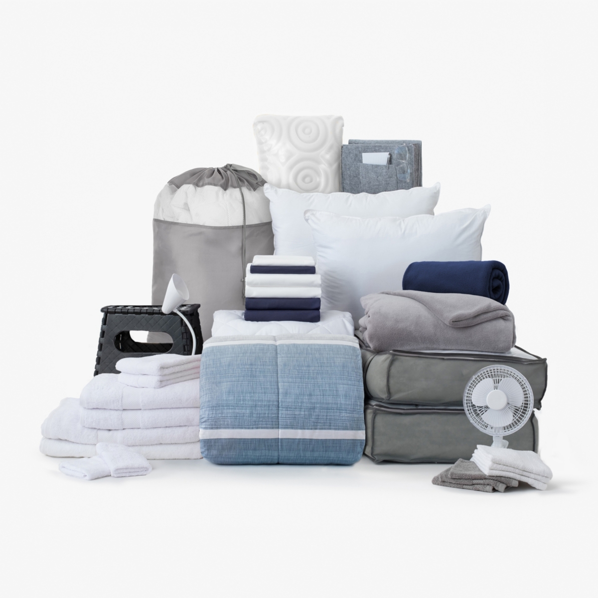 Ocm 41piece Checklist Collection In Twin Xl For College Dorms In