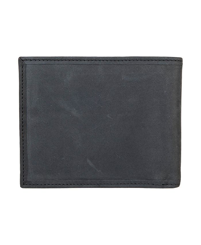 Lucky Brand Men's Flag Embossed Leather Bifold Wallet - Macy's