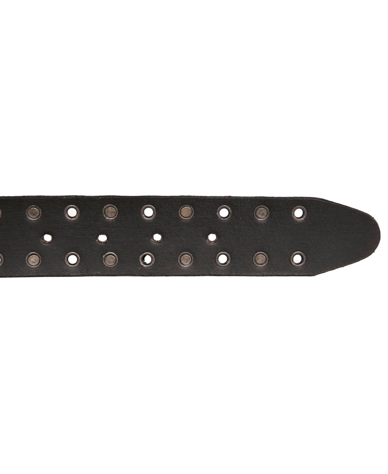 Men's Grommet and Stud Leather Belt
