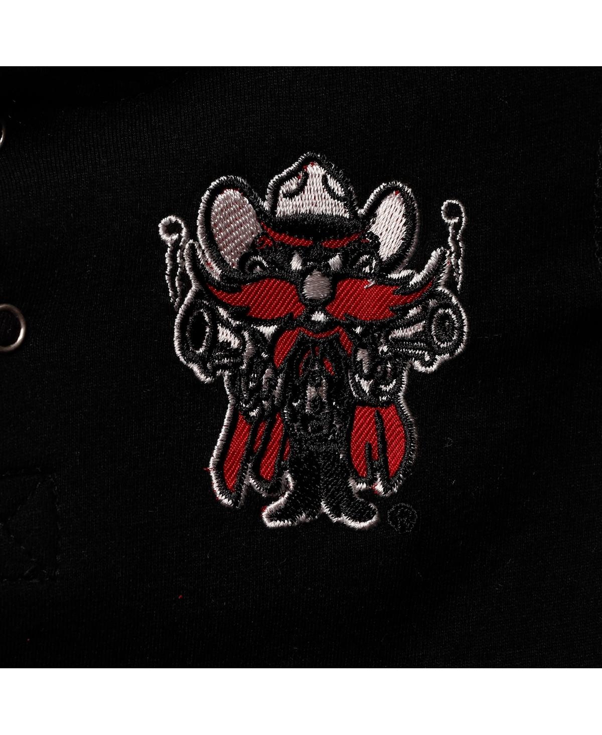 Colosseum Toddler Boys  Black, Heathered Gray Texas Tech Red Raiders Poppies Hoodie And Sweatpants Se In Black,heathered Gray