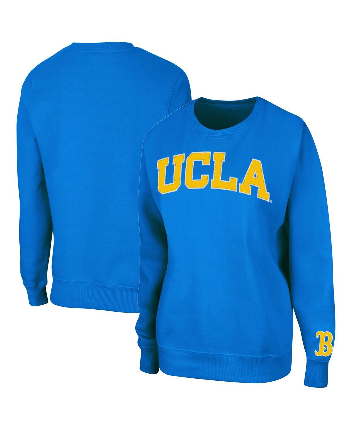 Shop Colosseum Women's  Blue Ucla Bruins Campanile Pullover Sweatshirt
