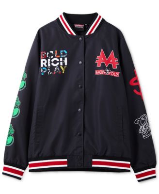 TANGO HOTEL - Men's Monopoly Graphic Varsity Jacket