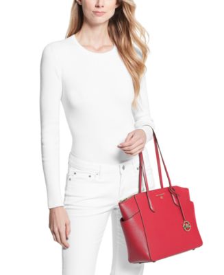 marilyn medium saffiano leather tote bag