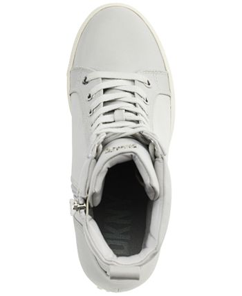DKNY Women's Calz Lace-Up High-Top Wedge Sneakers - Macy's