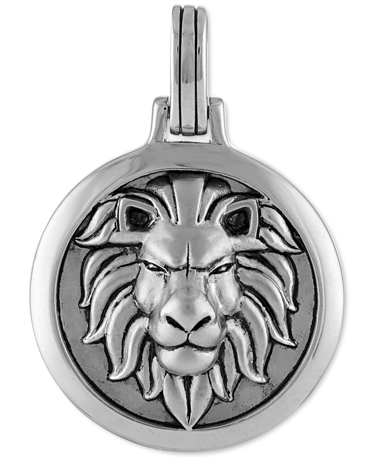 Lion Amulet Pendant in Sterling Silver, Created for Macy's - Silver