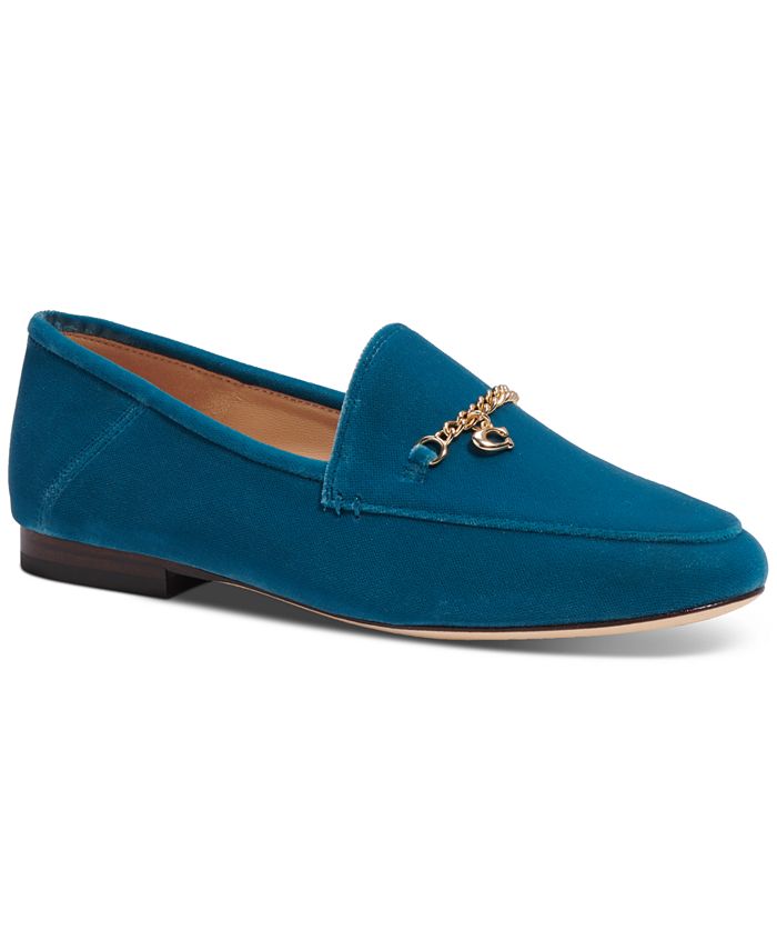 Coach suede discount loafers womens