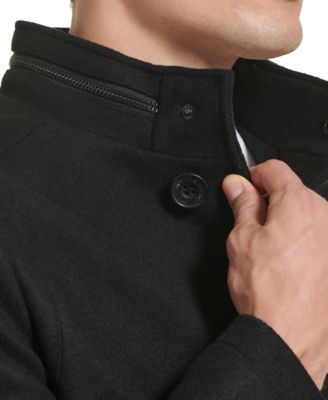 Kenneth Cole Men's Wool Button Car Coat - Macy's