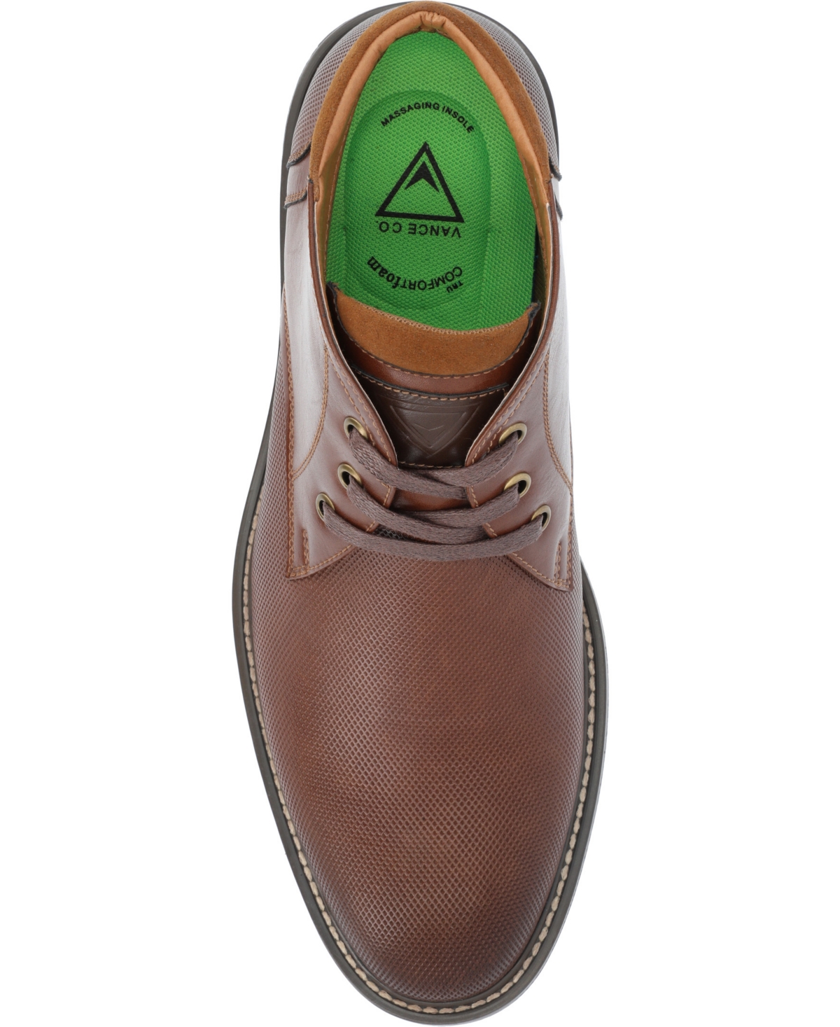 Vance Co. Men's Vaughn Tru Comfort Foam Lace-Up Round Toe Chukka Boot