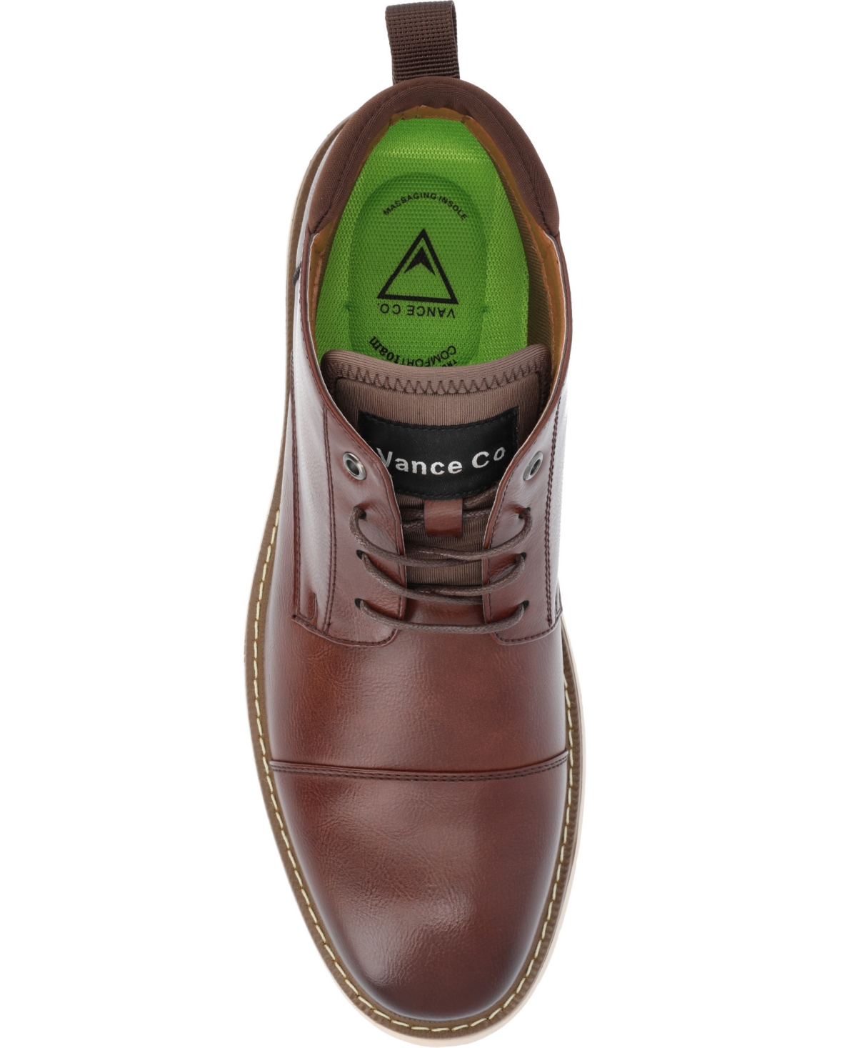 Vance Co. Men's Redford Tru Comfort Foam Lace-Up Cap Toe Chukka Boot