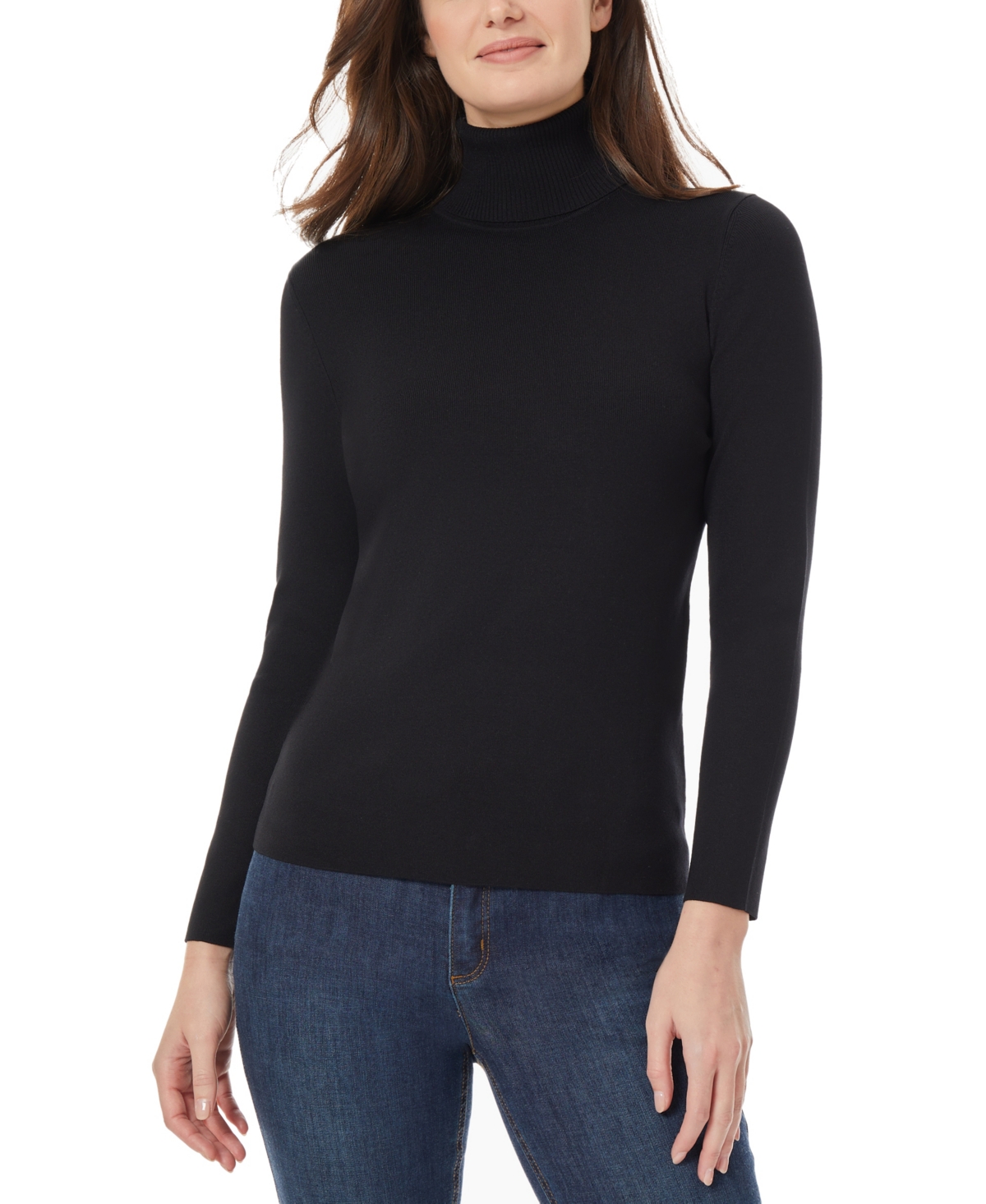 Jones New York Women's Long Sleeve Turtleneck Sweater