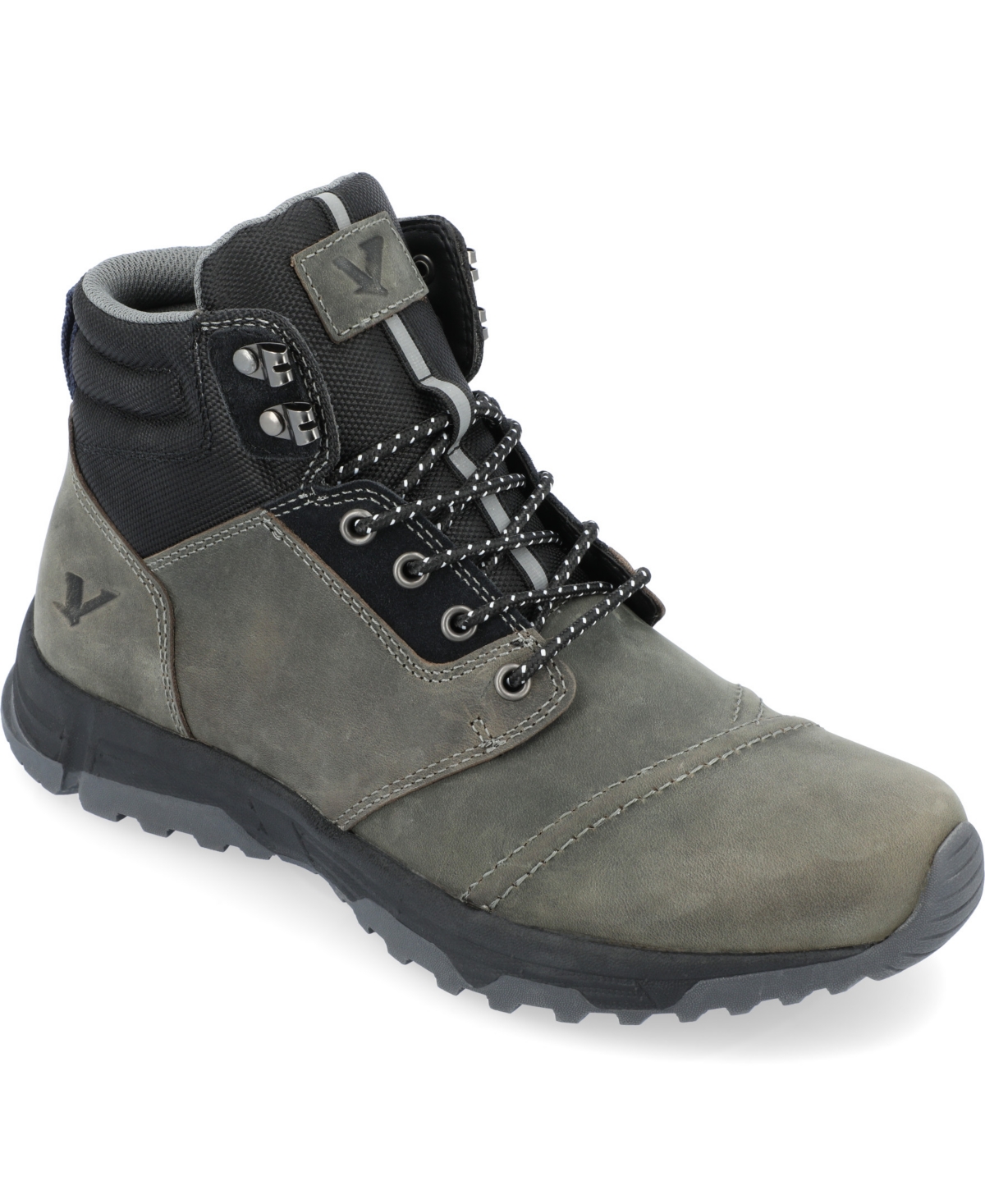 Shop Territory Men's Everglades Tru Comfort Foam Lace-up Water Resistant Ankle Boots In Gray