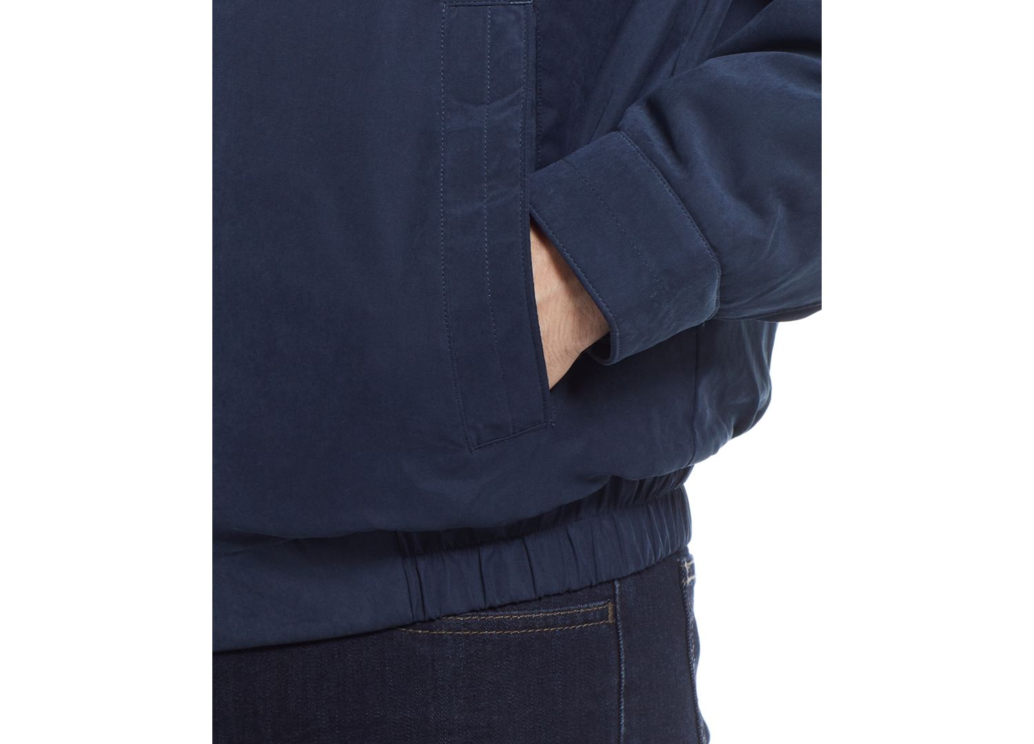 Men's Microfiber Poly Filled Bomber Jacket