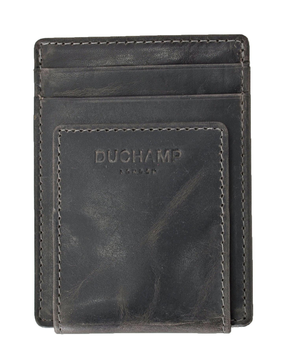 Duchamp London Men's Front Pocket with Magnetic Money Clip Wallet