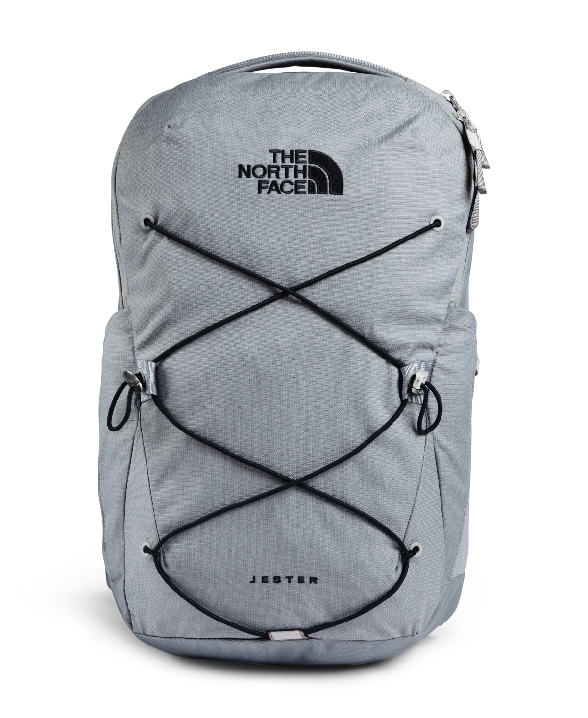 Shop The North Face Men's Jester Backpack In Mid Grey Dark Heather,tnf Black