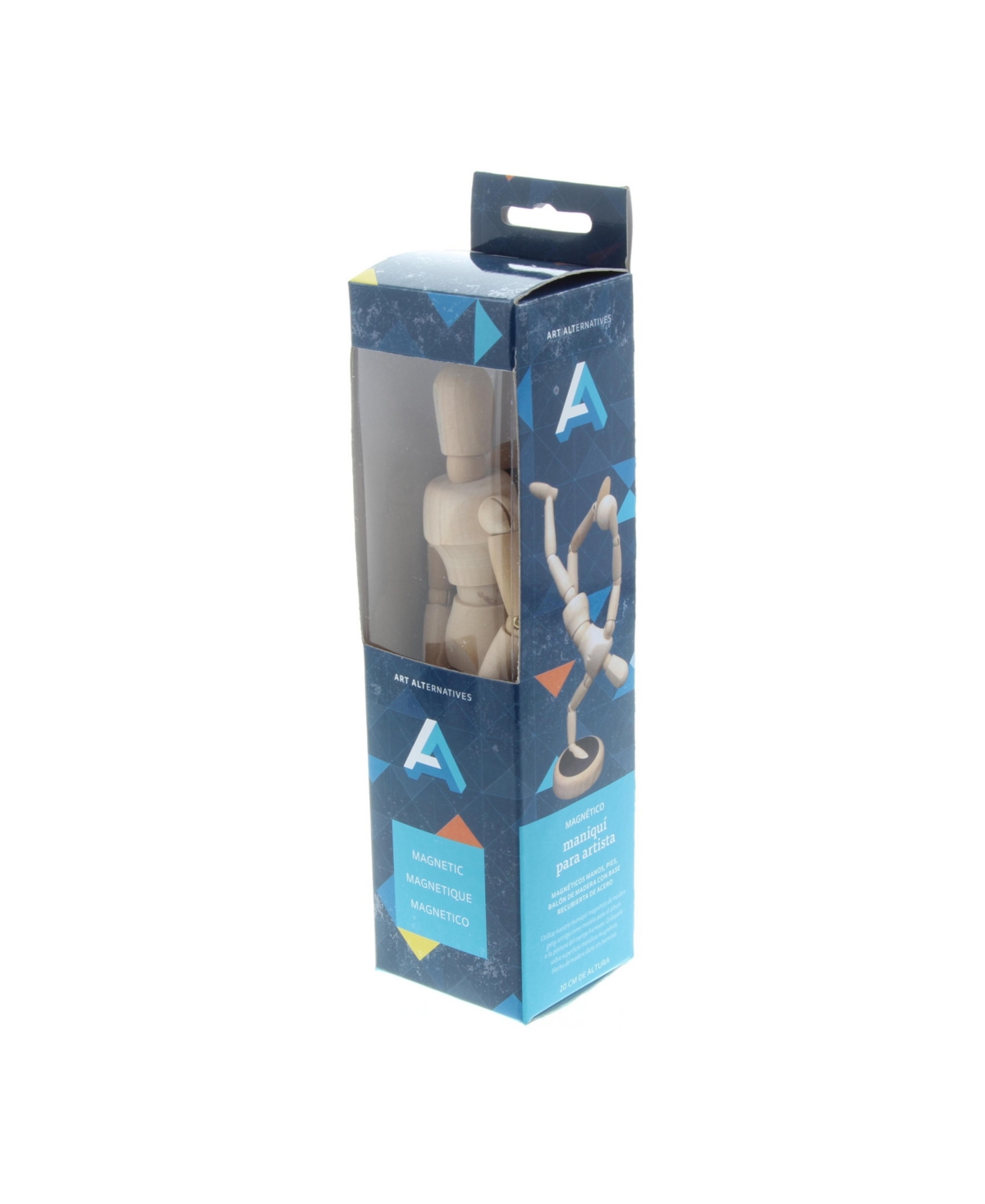 Art Alternatives Magnetic Manikin, 8" In Brown