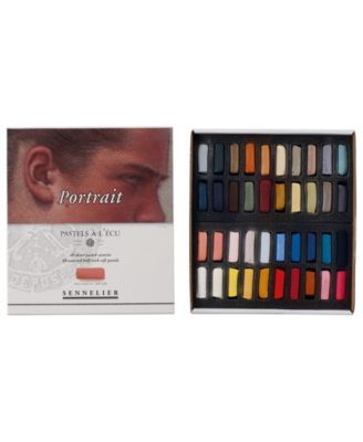 Sennelier Extra Soft Pastel Portrait Colors Half 40 Piece Stick Set ...