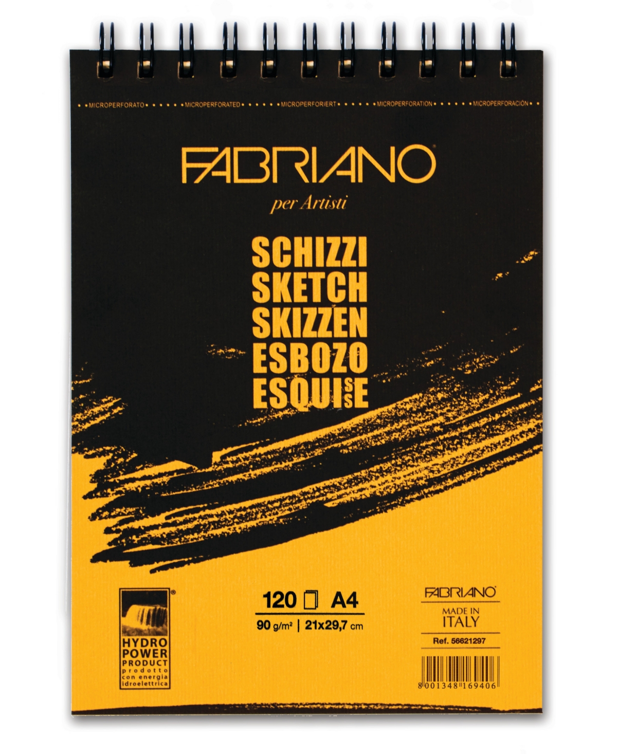 Schizzi Sketch Pad, 8" x 11" - White