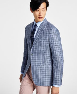 Lauren Ralph Lauren - Men's Classic-Fit UltraFlex Linen Check Sport Coat