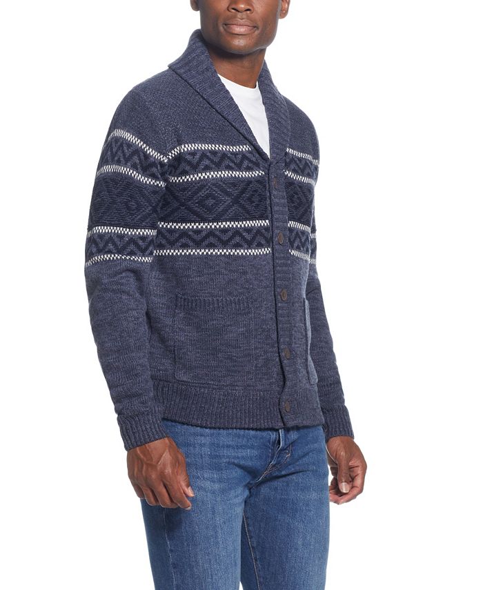 Weatherproof Vintage Men's Sherpa Lined Sweater Jacket & Reviews ...