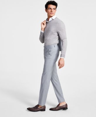 Mens skinny leg suit pants hotsell