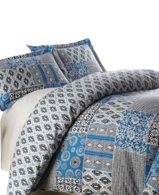 Global Patchwork Down Alternative 3-Pc. Comforter Set, Twin