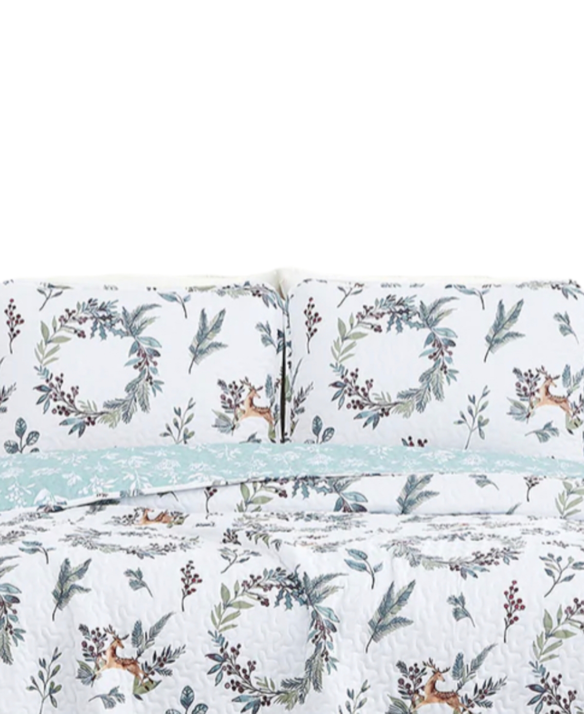 Southshore Fine Linens Happy Holidays Reversible 6-Pc. Comforter Set