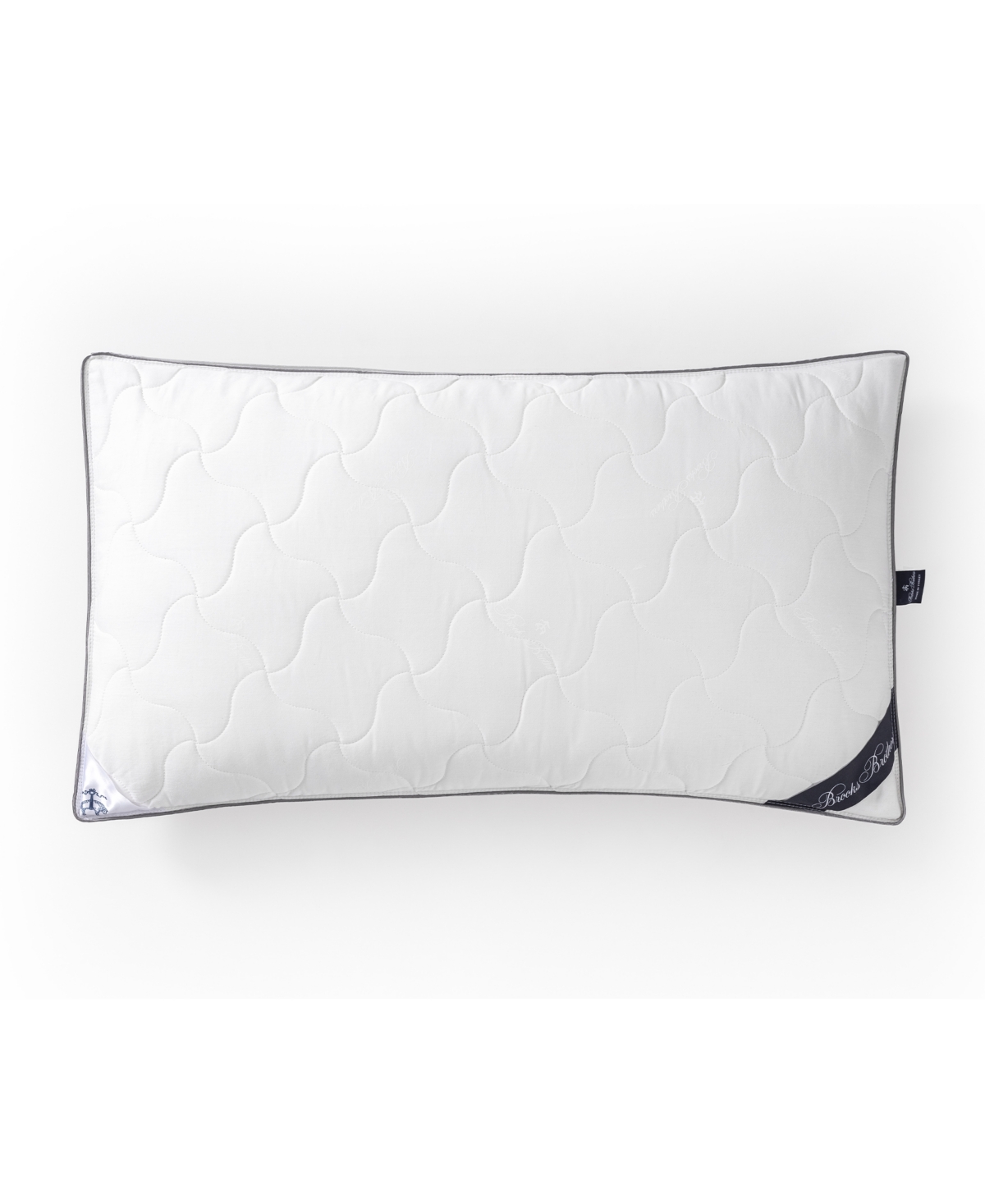 Brooks Brothers Rayon From Bamboo, Cotton King Pillow In White